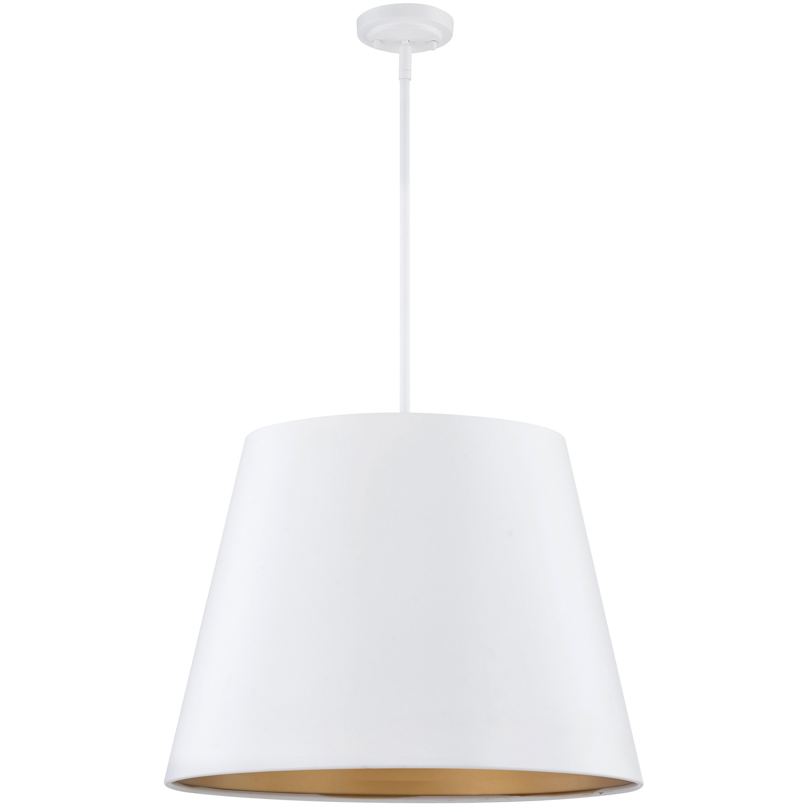 Allson 4 Light 22 inch Matte White Pendant Ceiling Light